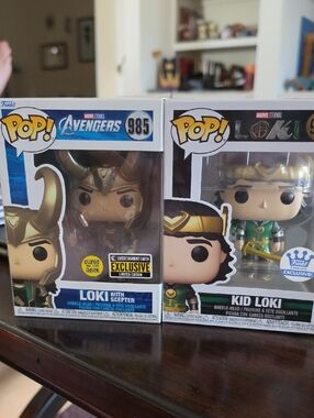 Funko Pop! Loki & Kid Loki Twin Pack - Green & Gold